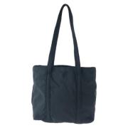 Prada Vintage Pre-owned Canvas totevskor Black, Dam