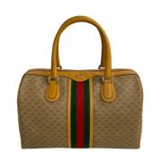 Gucci Vintage Pre-owned Canvas gucci-vskor Brown, Dam