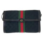 Gucci Vintage Pre-owned Canvas gucci-vskor Black, Dam