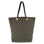 Gucci Vintage Pre-owned Canvas gucci-vskor Black, Dam