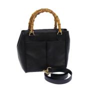 Gucci Vintage Pre-owned Laeder handvskor Black, Dam