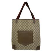 Gucci Vintage Pre-owned Canvas gucci-vskor Beige, Dam