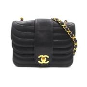 Chanel Vintage Pre-owned Laeder chanel-vskor Black, Dam