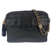 Chanel Vintage Pre-owned Laeder chanel-vskor Black, Dam