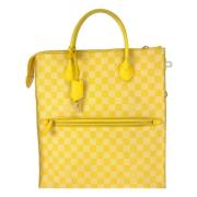 Louis Vuitton Vintage Pre-owned Canvas louis-vuitton-vskor Yellow, Dam