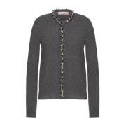 Valentino Garavani Stiliga Sweaters Kollektion Gray, Dam