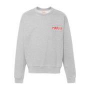 Marni Grå Sweatshirt Aw24 Stilfull Bekväm Gray, Herr