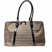 Fendi Vintage Pre-owned Canvas fendi-vskor Brown, Dam