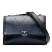 Chanel Vintage Pre-owned Laeder chanel-vskor Blue, Dam