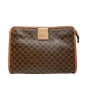 Celine Vintage Pre-owned Laeder kuvertvskor Brown, Dam