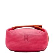 Hermès Vintage Pre-owned Canvas necessrer Pink, Dam