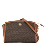 Michael Kors Pre-owned Pre-owned Canvas axelremsvskor Brown, Dam