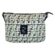 Fendi Vintage Pre-owned Canvas fendi-vskor Green, Dam