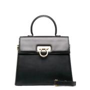 Salvatore Ferragamo Pre-owned Pre-owned Laeder handvskor Black, Dam