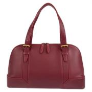 Burberry Vintage Pre-owned Laeder handvskor Red, Dam