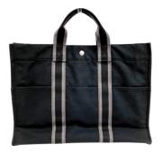 Hermès Vintage Pre-owned Canvas handvskor Black, Dam