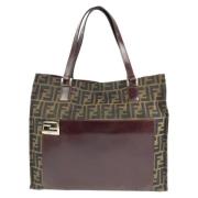 Fendi Vintage Pre-owned Canvas fendi-vskor Brown, Dam