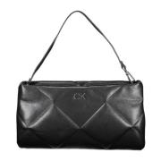 Calvin Klein Svart Damhandväska med Logotillämpning Black, Dam