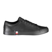 Tommy Hilfiger Sportiga Snörskor Svart Logo Black, Herr