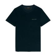 Lyle & Scott Handdukst-shirt för män Blue, Herr