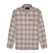 Lyle & Scott Rutig Flanellskjorta Multicolor, Herr