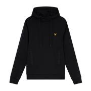 Lyle & Scott Ficka Sweat Hoodie Black, Herr