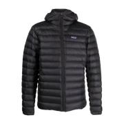 Patagonia Quiltad Logo-Patch Dunjacka Black, Herr