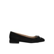 Alma EN Pena Dekorerade Ballerina Flats Black, Dam