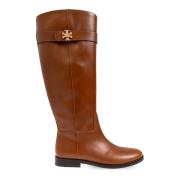 Tory Burch Läderstövlar Brown, Dam