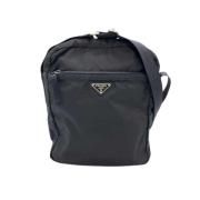 Prada Vintage Pre-owned Canvas prada-vskor Black, Herr