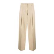 Golden Goose Studded Star Trousers Beige, Dam