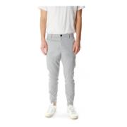 Gabba Tapered Fit Byxor med Dragkedja Gray, Herr