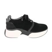 Jeannot Svarta Sneakers med Elastisk Band Black, Dam