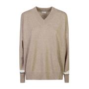 Brunello Cucinelli Brun Sweatshirt Aw24 Damkläder Brown, Dam