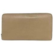 Celine Vintage Pre-owned Laeder plnbcker Beige, Dam