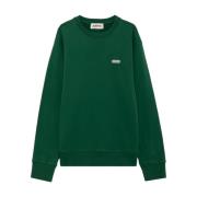 Autry Grön Jersey Sweatshirt med Logodetalj Green, Herr