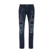 Philipp Plein Denim Jeans Kollektion Aw23 Blue, Herr