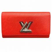 Louis Vuitton Vintage Pre-owned Laeder plnbcker Red, Dam