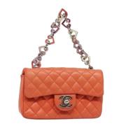 Chanel Vintage Pre-owned Laeder handvskor Orange, Dam