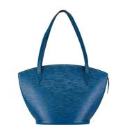 Louis Vuitton Vintage Pre-owned Laeder louis-vuitton-vskor Blue, Dam