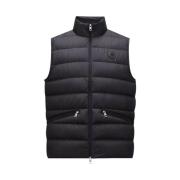 Moncler Klassisk Svart Dunväst Black, Herr