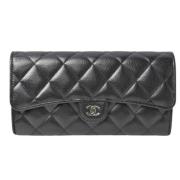 Chanel Vintage Pre-owned Laeder plnbcker Black, Dam