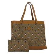 Gucci Vintage Pre-owned Laeder totevskor Brown, Dam