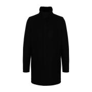 Herno Stilig ullblandad parkakappa Black, Herr