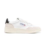 Autry Låg Topp Vit Svart Sneakers White, Dam