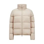 Moncler Kort Dun Pufferjacka Beige, Dam