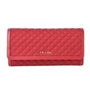 Prada Vintage Pre-owned Canvas plnbcker Red, Dam