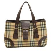 Burberry Vintage Pre-owned Laeder totevskor Brown, Dam