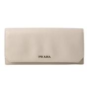 Prada Vintage Pre-owned Laeder plnbcker Beige, Dam