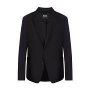 Boss Elegant Svart Americana Blazer Black, Herr